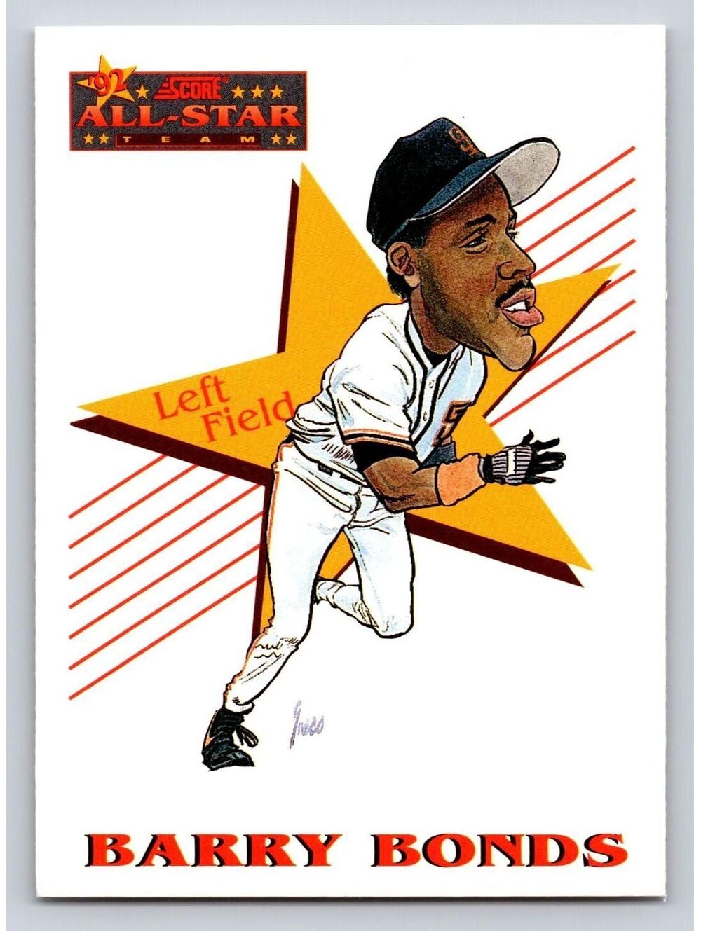 1993 Score #523 Barry Bonds Baseball Card